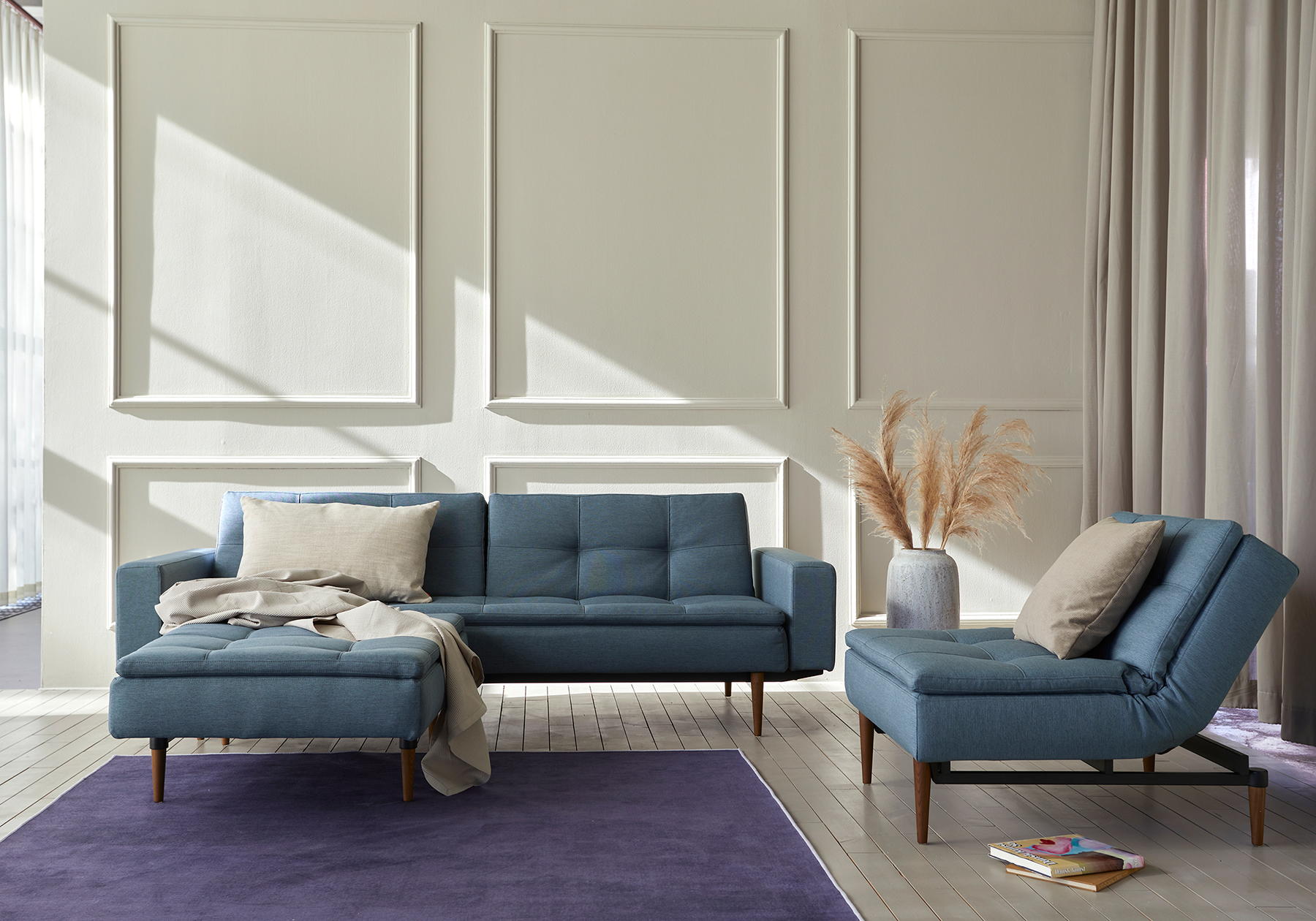 Dublexo sofa rozkładana z fotelem - styletto 558