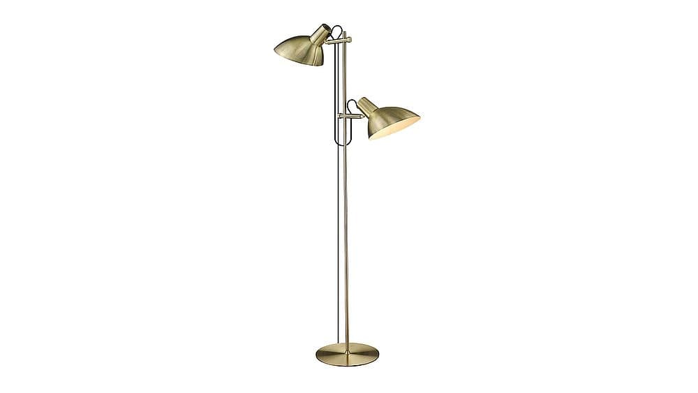 METROPOLE lampa 2R ramienia halo design 739233 mosiądz antyczny
