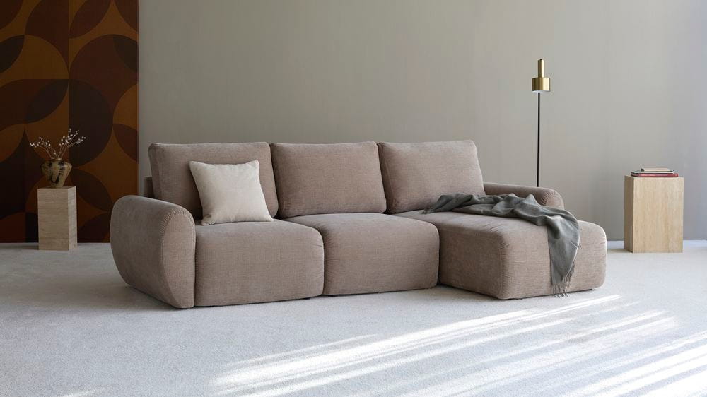Norum Sofa Bed Chaise With Curve Arms 417