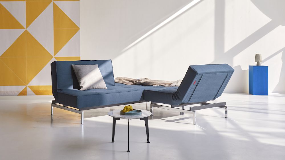Splitback Chrome Sofa 580 04