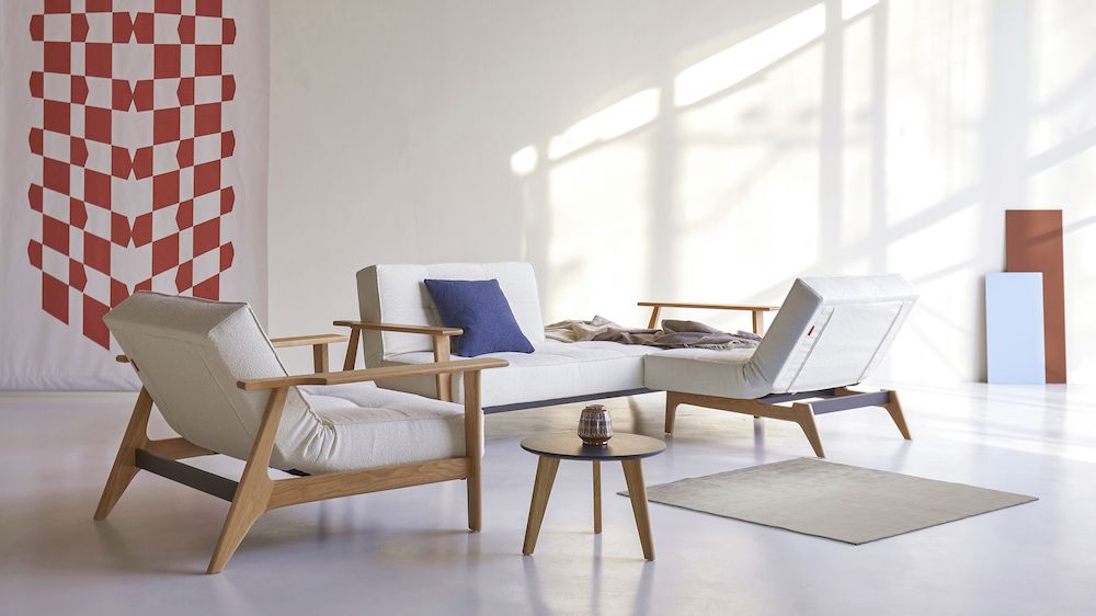Splitback Frej Sofa i fotelr dab naturalny 531