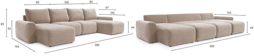 Norum Sofa wymiary