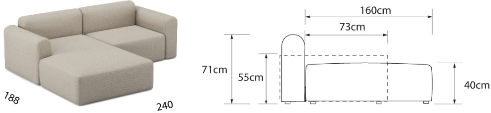 RUND sofa modułowa D1L