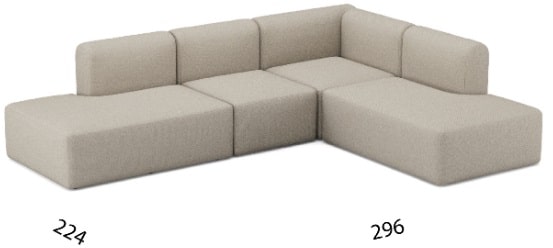 RUND sofa modułowa F2H min