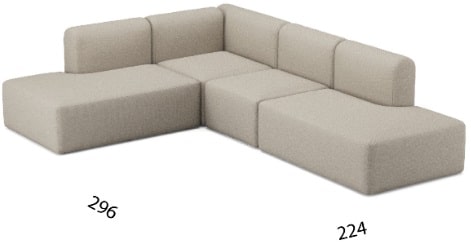 RUND sofa modułowa F3H min