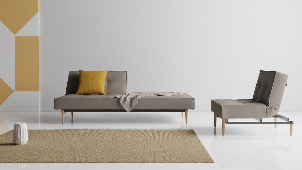 Splitback Styletto Sofa Light Wood 521 02