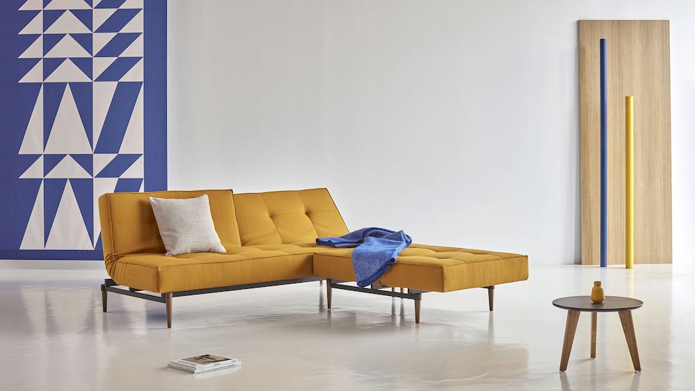 Splitback Styletto Sofa dark wood 507 04