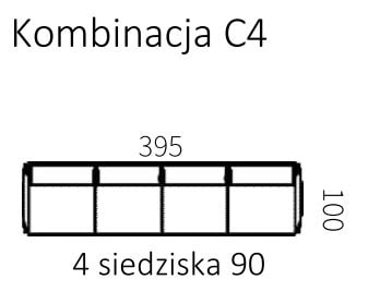 arthon sofa c4 wymiary