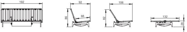 aslak sofa wymiary stelaza 140