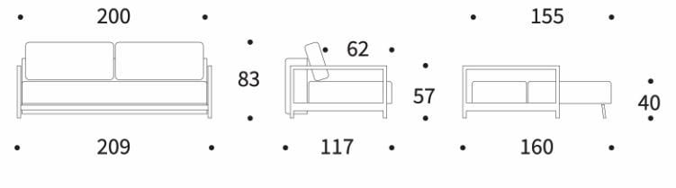 bifrost sofa bed icon m