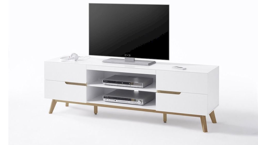 cervo szafka rtv lakier biały mat 05
