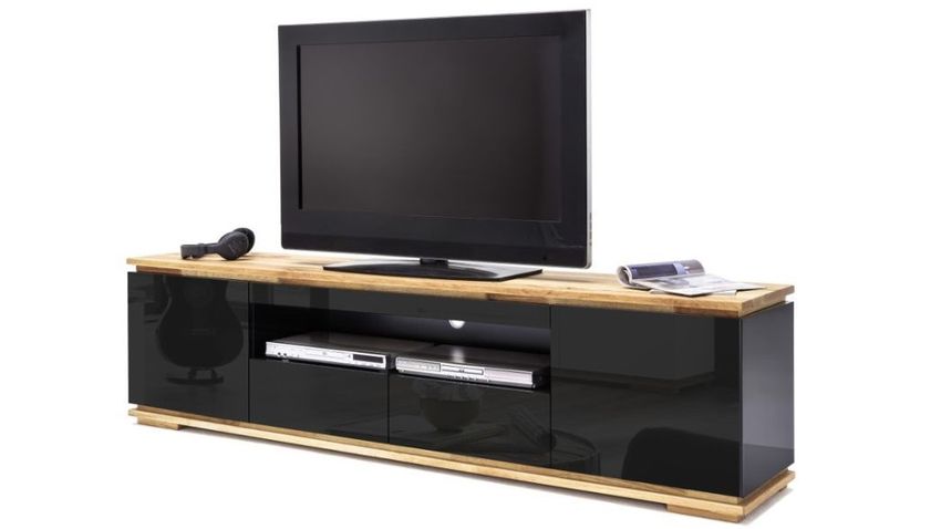 chiaro szafka rtv czarny połysk 07