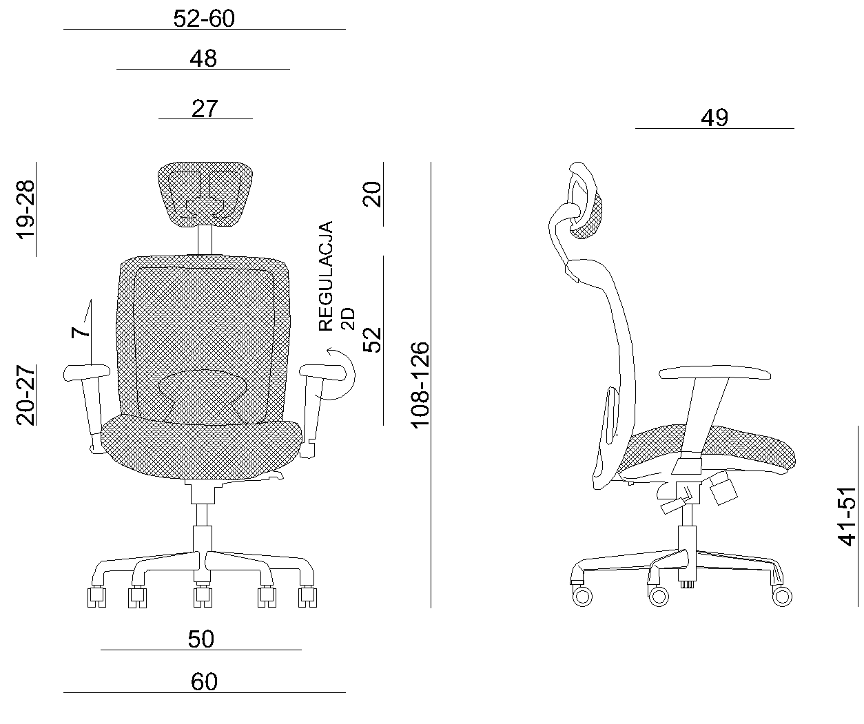expander fotel wymiary