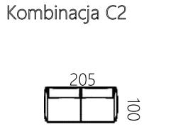 kayto sofa c2 wymiary