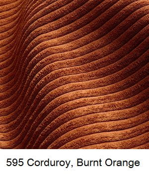 595 Corduroy Burnt Orange