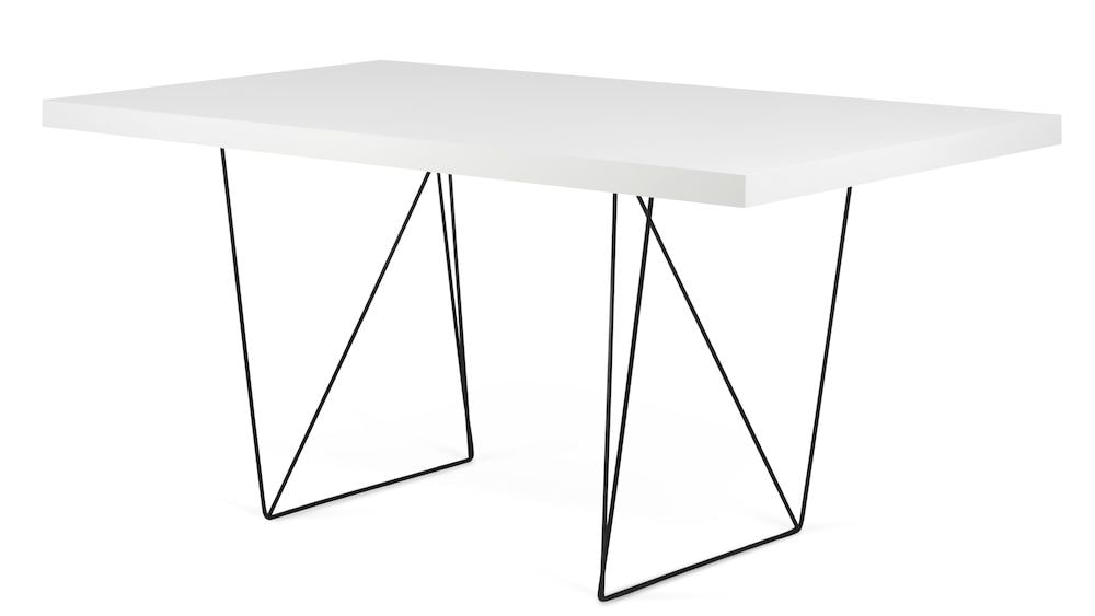MULTI 180 TRESTLES stół biały