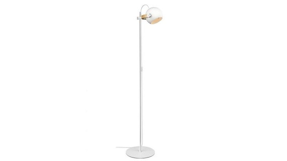 C Ø18 lampa podłogowa 1L biała 734214