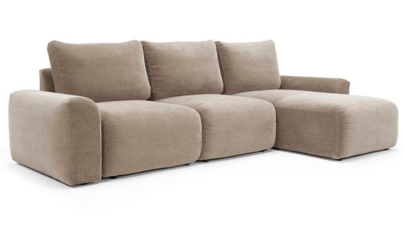 NORUM SOFA Z SZEZLONGIEM Z SZEROKIMI PODŁOKIETNIKAMI