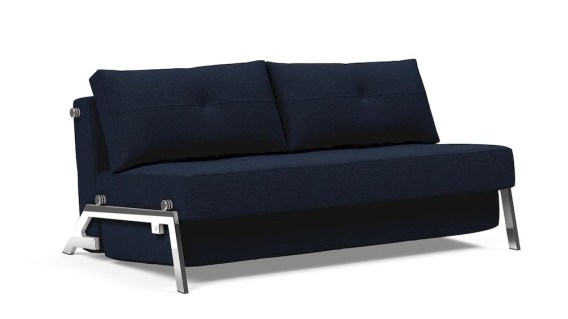 CUBED 160, nóżki chrom, sofa rozkładana, sofa w stylu skandynawskim, sprężyny faliste 