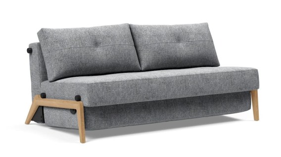 CUBED 160 WOOD, sofa w stylu skandynawskim, sofa z dębowymi nóżkami, sofa 3- osobowa