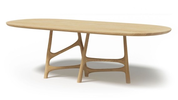 IMELO STÓŁ DREWNIANY DUŻY SZYSZKA DESIGN