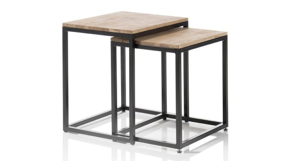 SAKURA ZESTAW 2 STOLIKÓW KAWOWYCH 58892AS