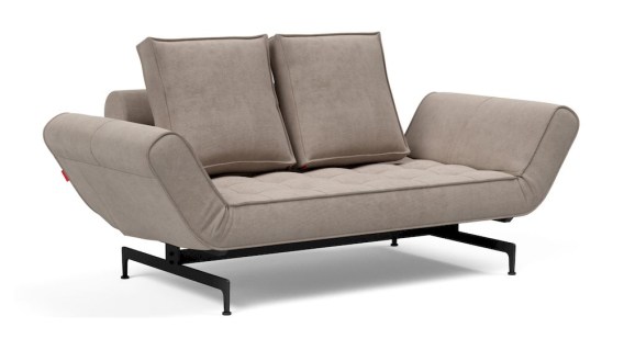 GHIA LASER, regulowana leżanka, leżanka z nogami stalowymi, nowoczesny design, duńska jakość