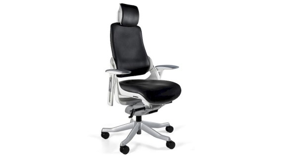 WAU fotel biurowy skóra W-609-W-FL
