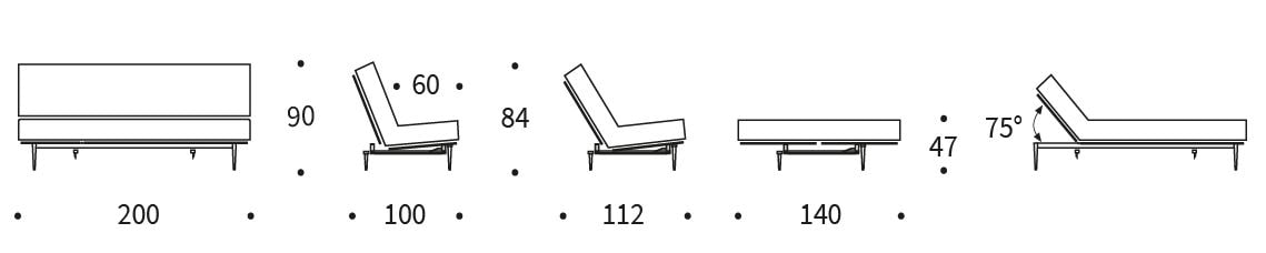 Colpus sofa wymiary