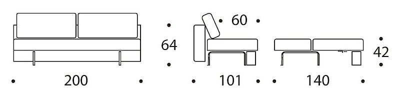 eilis sofa wymiary