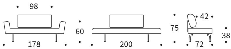 zeal laser sofa wymiary